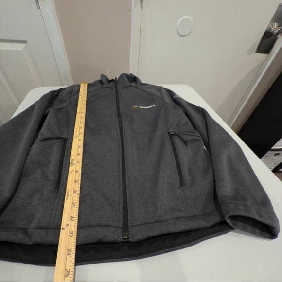 The North Face Ridgeline Soft shell Jacket Women Size L Gray Customized Logos - Picture 12 of 13